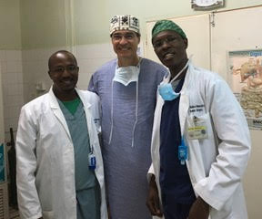 Robert Chepkwony, endo team leader, and Dr. Mike Mwachiro, endo medical director